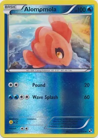 38/114 Alomomola BLW Uncommon Reverse Holo