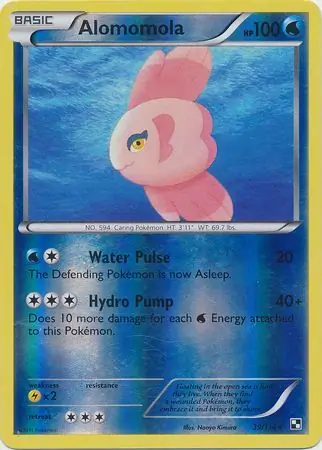 39/114 Alomomola BLW Rare Reverse Holo