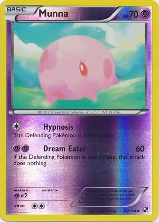 48/114 Munna BLW Uncommon Reverse Holo