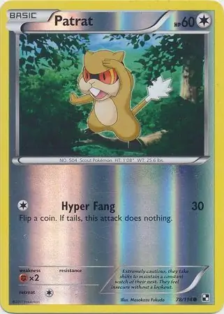 78/114 Patrat BLW Common Reverse Holo