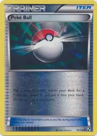 97/114 Poké Ball BLW Uncommon Reverse Holo