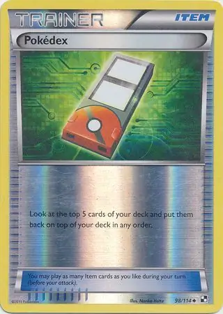 98/114 Pokédex BLW Uncommon Reverse Holo