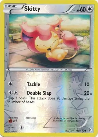 113/149 Skitty BCR Common Reverse Holo
