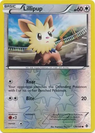120/149 Lillipup BCR Common Reverse Holo