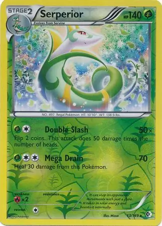 13/149 Serperior BCR Rare Holo Reverse Holo