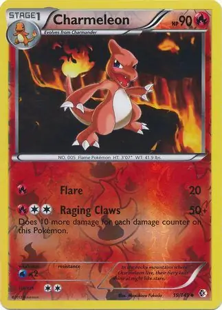 19/149 Charmeleon BCR Uncommon Reverse Holo
