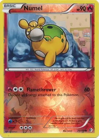 21/149 Numel BCR Common Reverse Holo