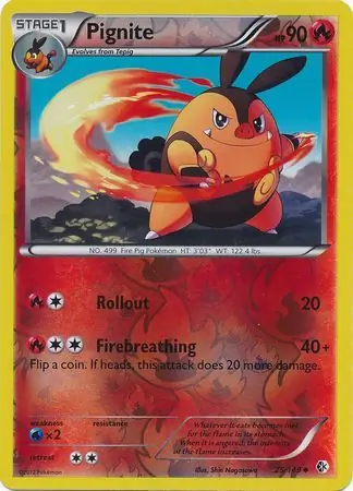 25/149 Pignite BCR Uncommon Reverse Holo