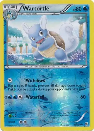 30/149 Wartortle BCR Uncommon Reverse Holo