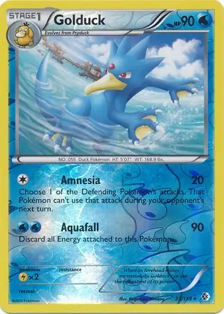 35/149 Golduck BCR Rare Reverse Holo