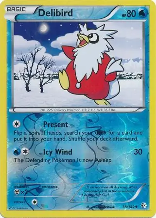 38/149 Delibird BCR Uncommon Reverse Holo