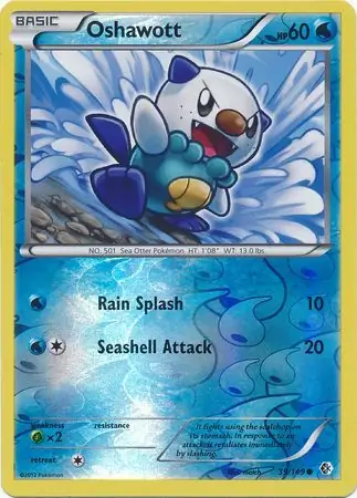 39/149 Oshawott BCR Common Reverse Holo