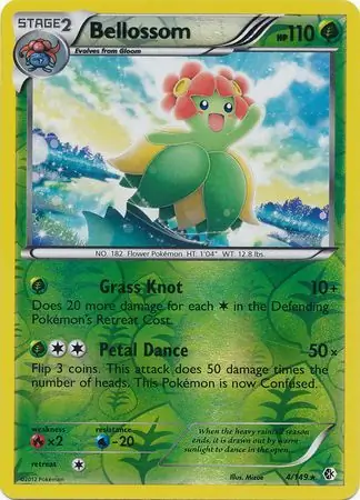 4/149 Bellossom BCR Rare Reverse Holo