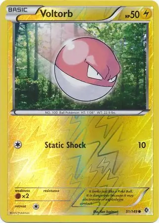 51/149 Voltorb BCR Common Reverse Holo