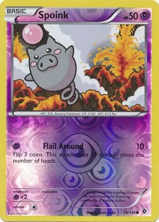 59/149 Spoink BCR Common Reverse Holo
