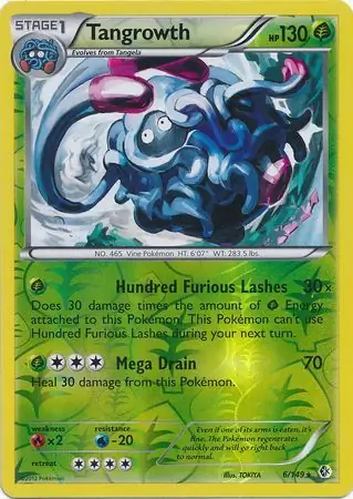 6/149 Tangrowth BCR Rare Holo Reverse Holo