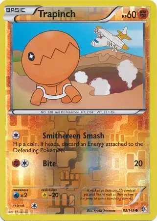 83/149 Trapinch BCR Common Reverse Holo