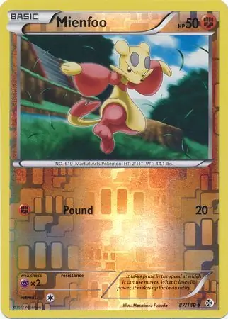 87/149 Mienfoo BCR Uncommon Reverse Holo