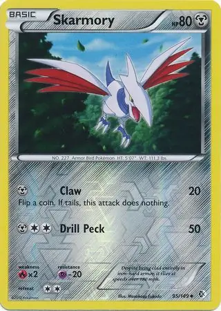 95/149 Skarmory BCR Uncommon Reverse Holo