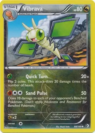 98/149 Vibrava BCR Uncommon Reverse Holo