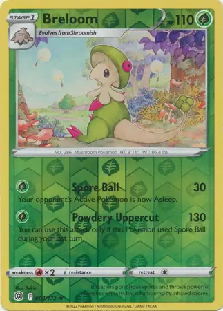 004/172 Breloom BRS Rare Reverse Holo