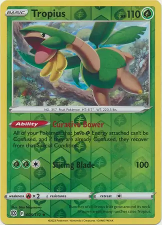 005/172 Tropius BRS Uncommon Reverse Holo