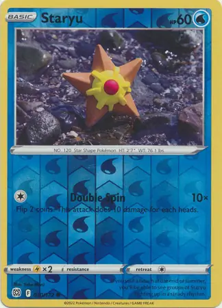 030/172 Staryu BRS Common Reverse Holo