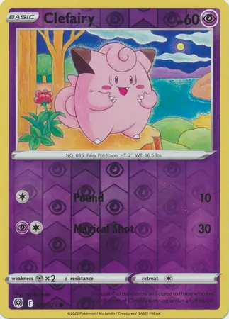 053/172 Clefairy BRS Common Reverse Holo