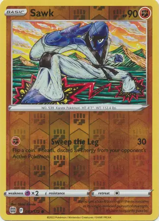 081/172 Sawk BRS Common Reverse Holo