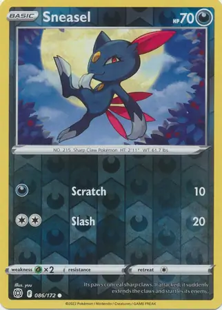 086/172 Sneasel BRS Common Reverse Holo