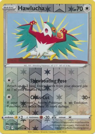 127/172 Hawlucha BRS Common Reverse Holo