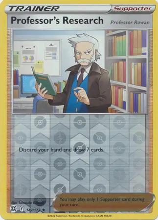Professor's Research [Professor Rowan] Brilliant Stars 147/172 Rare Holo Reverse Holo