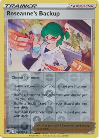 148/172 Roseanne's Backup BRS Uncommon Reverse Holo