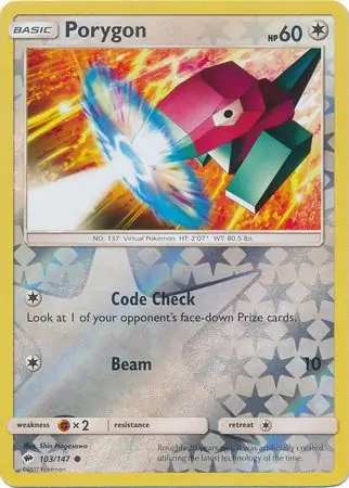 103/147 Porygon BUS Common Reverse Holo