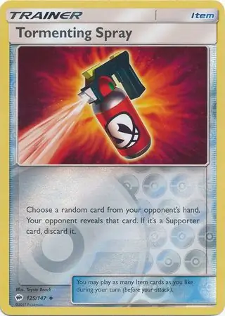 125/147 Tormenting Spray BUS Uncommon Reverse Holo