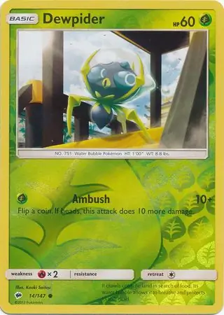 14/147 Dewpider BUS Common Reverse Holo