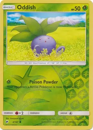 4/147 Oddish BUS Common Reverse Holo