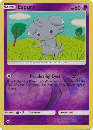 59/147 Espurr BUS Common Reverse Holo