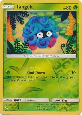 7/147 Tangela BUS Common Reverse Holo