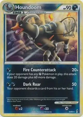 10/95 Houndoom CL Rare Holo Reverse Holo