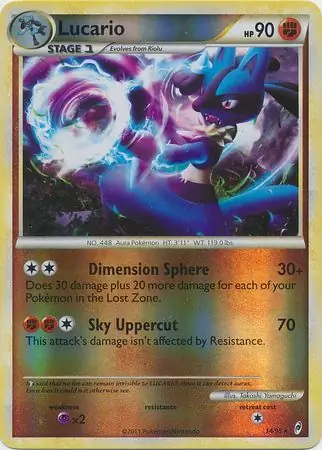 14/95 Lucario CL Rare Holo Reverse Holo