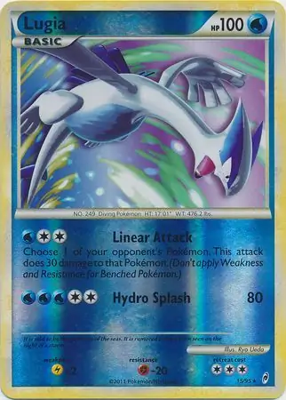 15/95 Lugia CL Rare Holo Reverse Holo