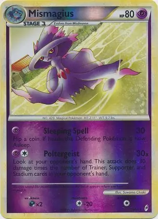 28/95 Mismagius CL Rare Reverse Holo