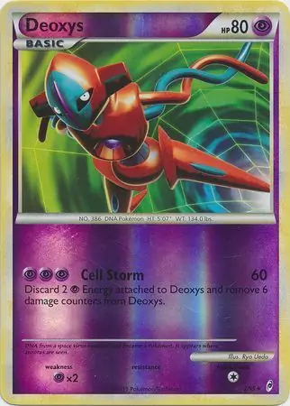 2/95 Deoxys CL Rare Holo Reverse Holo