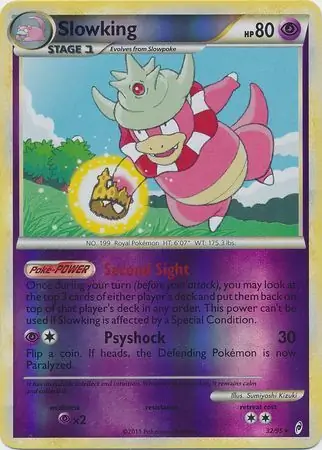 32/95 Slowking CL Rare Reverse Holo