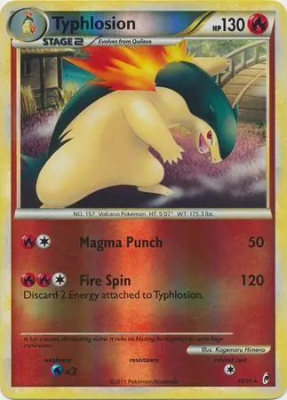 35/95 Typhlosion CL Rare Reverse Holo