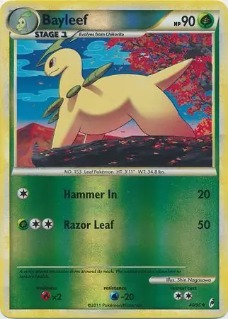 40/95 Bayleef CL Uncommon Reverse Holo