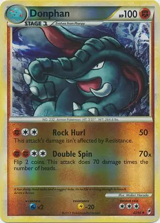 42/95 Donphan CL Uncommon Reverse Holo