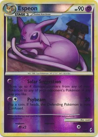 4/95 Espeon CL Rare Holo Reverse Holo