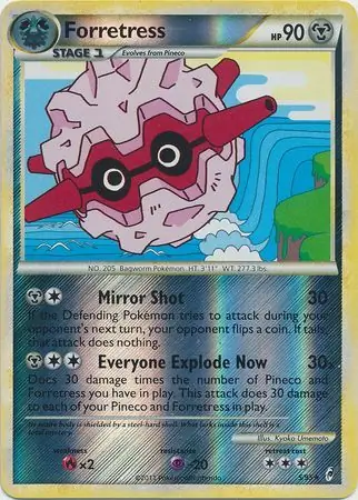 5/95 Forretress CL Rare Holo Reverse Holo